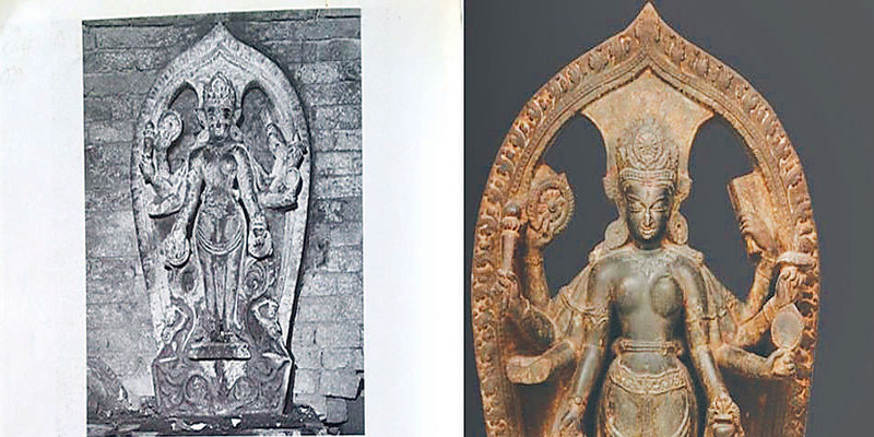 हराएको ३७ वर्षपछि फकिएको मूर्ति हस्तान्तरण