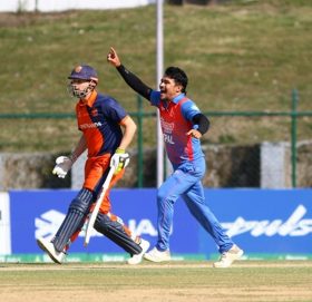 नेपाललाई सातौं सफलता, करन केसीले लिए तीन विकेट