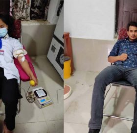 बाजुरामा स्वास्थ्यकर्मी नै रगत दिएर बिरामी बचाउदै