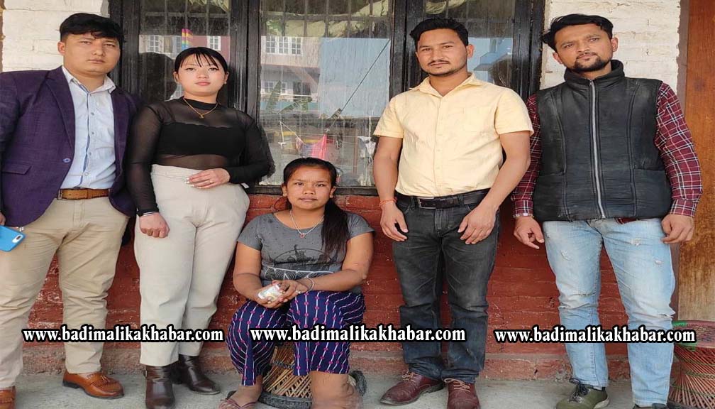 हातिपाइले राेग बाट ग्रसित नबिनालाइ १ लाख ३० हजार सहयाेग