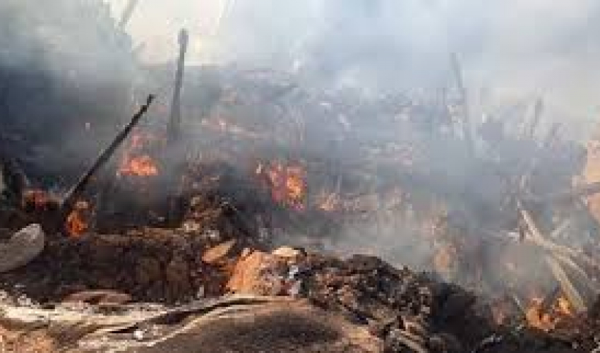 घर जलेपछि टहरामा बास