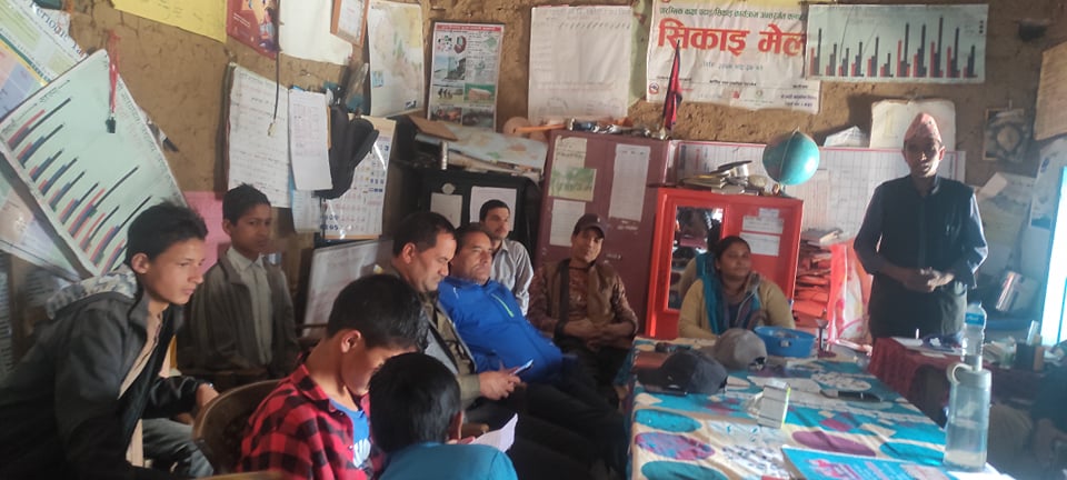 त्रिबेणी नगरपालिकामा बालकेन्द्रित विपद जोखिम न्युनिकरण गर्ने अभियानमा बाल समुह