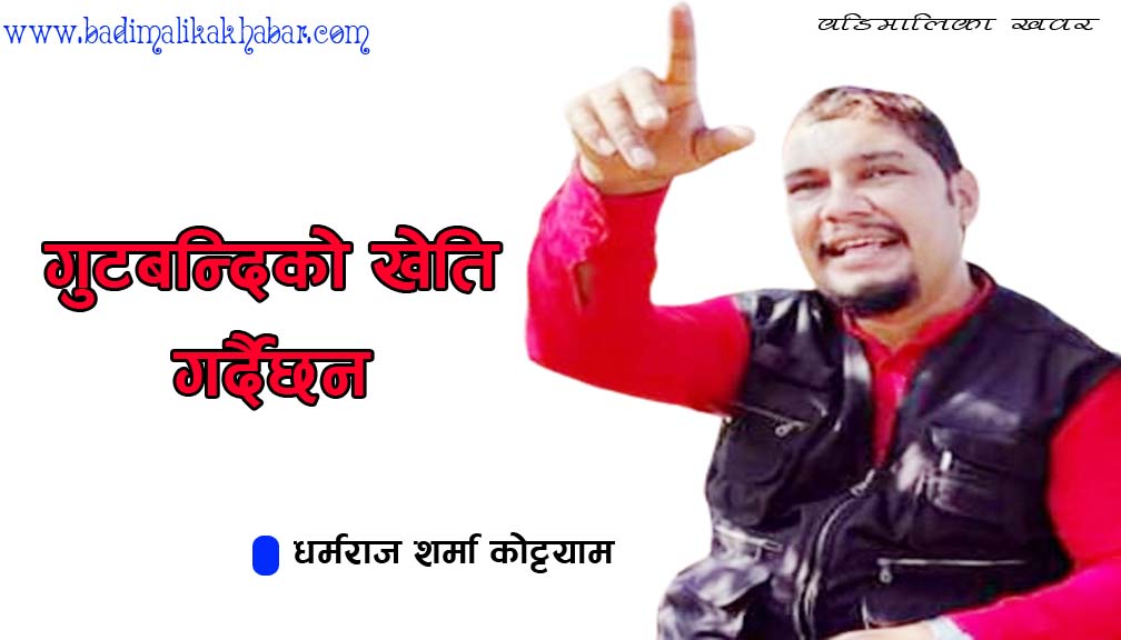 गुटबन्दिको खेति गर्दैछन