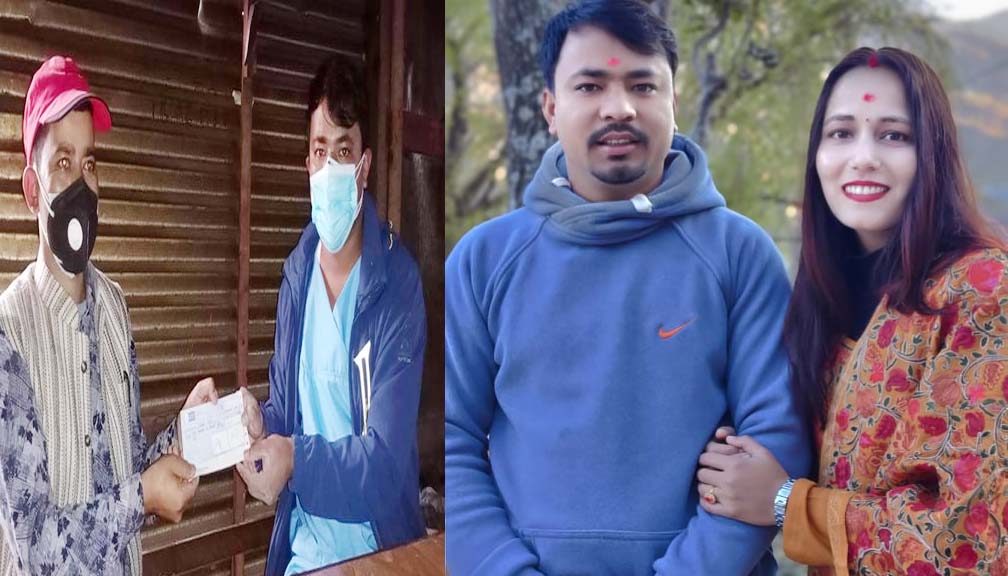 डाक्टर साउद र उहाँकि धर्मपत्नीले अक्सिजन ब्यबस्थापनका लागि आर्थिक सहयोग