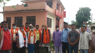 बिधायक रामकिसोर यादवले रौतहटमा गरे विवाह मण्डप भवनको शिलान्यास