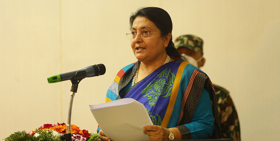 राष्ट्रपतिद्वारा उधौली पर्वको शुभकामना