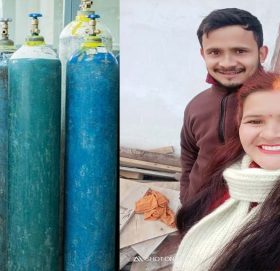 स्वास्थ्यकर्मी आशा थापाको सपरिवारबाट अक्सिजन ब्यबस्थापनका लागि सहयोग