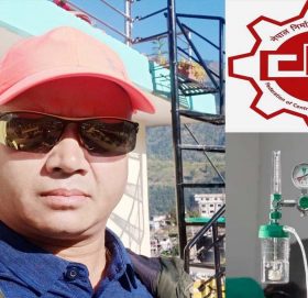 निर्माण व्यबासायी संघ बाजुराद्धारा जिल्लामा अक्सिजन ब्यबस्थापनका लागि ४० हजार सहयोग