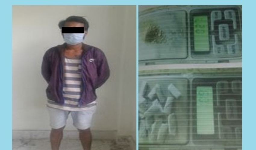 लागु औषधसहित एक जना पक्राउ