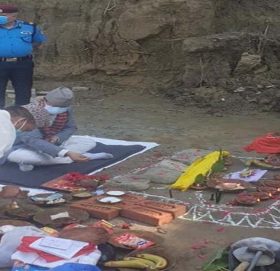 प्रदेश प्रहरी हेडक्वार्टर भवनको शिलन्यास