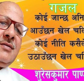 कोई जान्छ अनि कोई आउँछन खेल चलि रहन्छ,