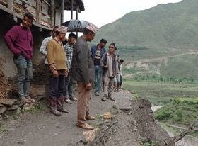 पहिरोका कारण हिमाली गाउँपालिकाका ३३ परिवार बिस्तापित (नामावली सहित)