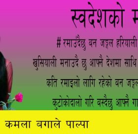 स्वदेशकाे माया !