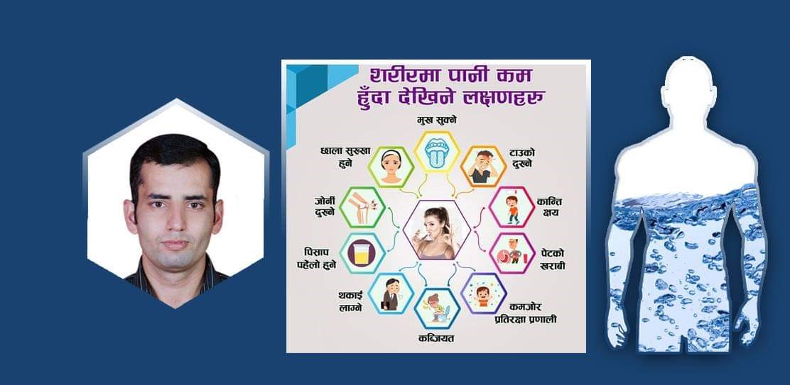 शरीरमा पानी कम हुँदा देखापर्ने ११ लक्षण