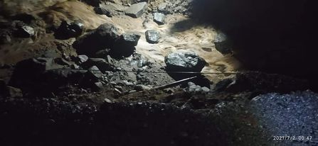 अबिरल बर्षाका कारण बाम्का बजारमा क्षेति २ पसल बगायो दर्जन बढी जोखिममा