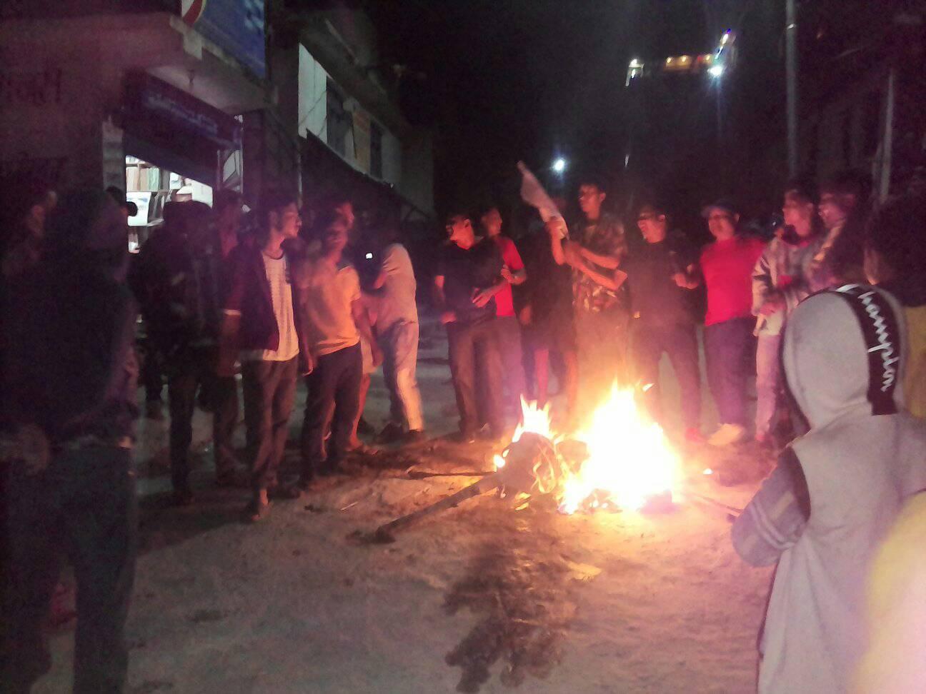 युवा संघ बाजुरा द्धारा प्रधानन्यायाधीश राणाको पुतला दहन