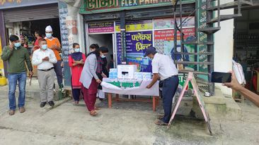 बाजुरा सदरमुकाम मार्तडी बजारमा मास्क बैकं स्थापना