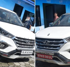 भारतमा चोरेको गाडी नेपालमा, दुई जना पक्राउ