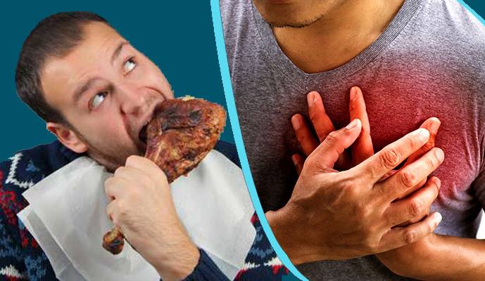 मासु खानेमा मुटु रोगको जोखिम बढी