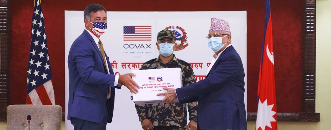 अमेरिकाले दिएको १५ लाख मात्रा खोप क-कसलाई ?