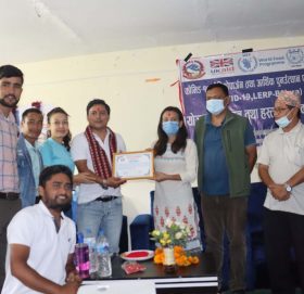 जीवीकोपार्जन तथा आर्थीक पुर्नउत्थान परियोजना नगरपालिकालाई हस्तान्तरण