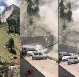 हिमाचलको सडकमा ढुङ्गाको वर्षा, ९ पर्यटकको मृत्यु