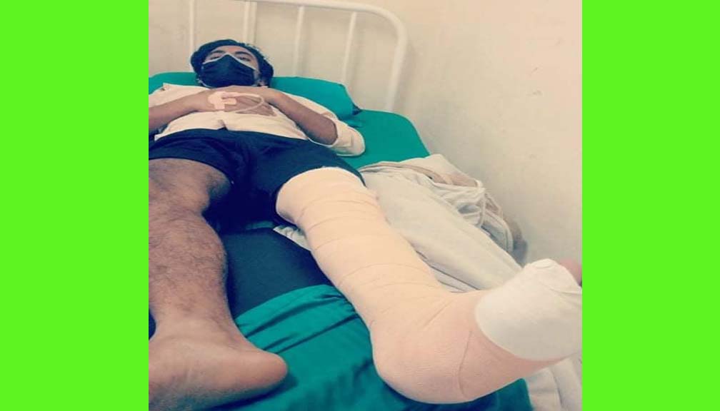 पत्रकार कबराजन पटेलको स्थिति बुझ्न् नेता साहले नेपाल नेसनल अस्पतालमा