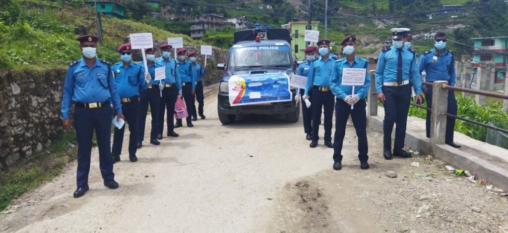 बाजुरा सदरमुकाम मार्तडीमा ‘तपाईको मास्क खै?’ अभियान सुरु