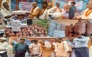 बौधिमाइ न.पाका नगर प्रमुख यादवद्वारा ७७६ परिवारलाई ग्यास सिलिन्डर वितरण तथा पार्टीमा प्रवेशको लहर ।