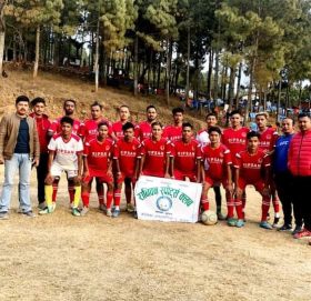 बाजुराको रानिवन स्पाेर्ट क्लव सुदुरपश्चिमबाट पहिलो पटक एन्फामा सहभागी हुदै