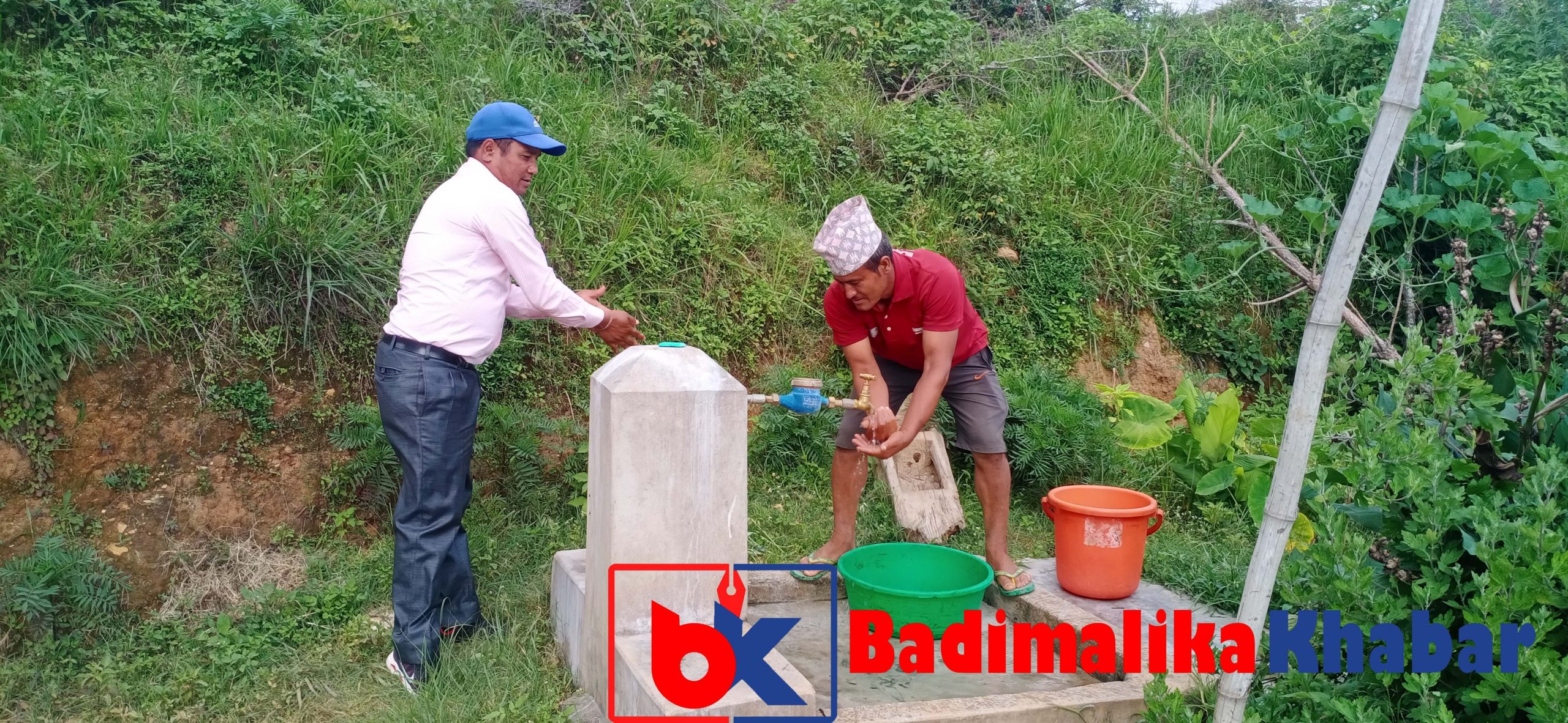 अछामको चौरपाटि गाउँपालिकामा एक घर एक धारा अभियान