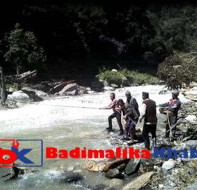 बाजुराको गुम्बा गाउँको ज्यान मारा नदि, अझै बनेन् झोलुङ्गे पुल