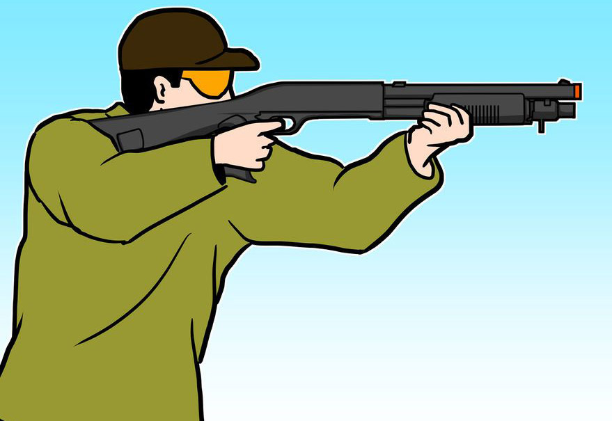 मकैबारीमा लुकेर स्याललाई हानेको बन्दुक आफ्नै छोरालाई लागेपछि…