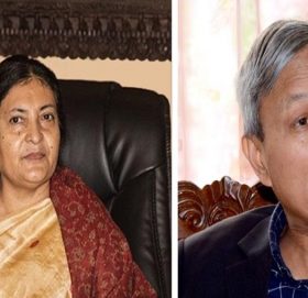 राष्ट्रपति भण्डारीसामु भीम रावलको हारगुहार