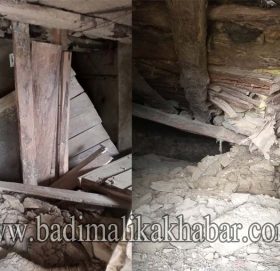 खप्तड छेडेदह गाउँपालिका ४ मा पहिरोले एक घरमा क्षेति, दर्जनौँ घर जोखिममा