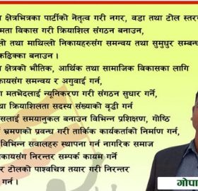 नेपाली काँग्रेस बडिमालिका नगरपालिका सभापतिमा कार्की सर्वसम्मत चयन