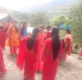 हिन्दु नेपाली नारीहरूको महानपर्व हरितालीका तीज बझाङमा विधिपुर्व सम्पन्न