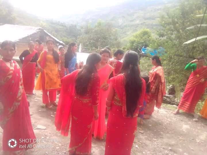 हिन्दु नेपाली नारीहरूको महानपर्व हरितालीका तीज बझाङमा विधिपुर्व सम्पन्न