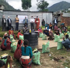 साहस नेपालद्धारा दश लाख भन्दा बढिको खाद्यान्न बितरण