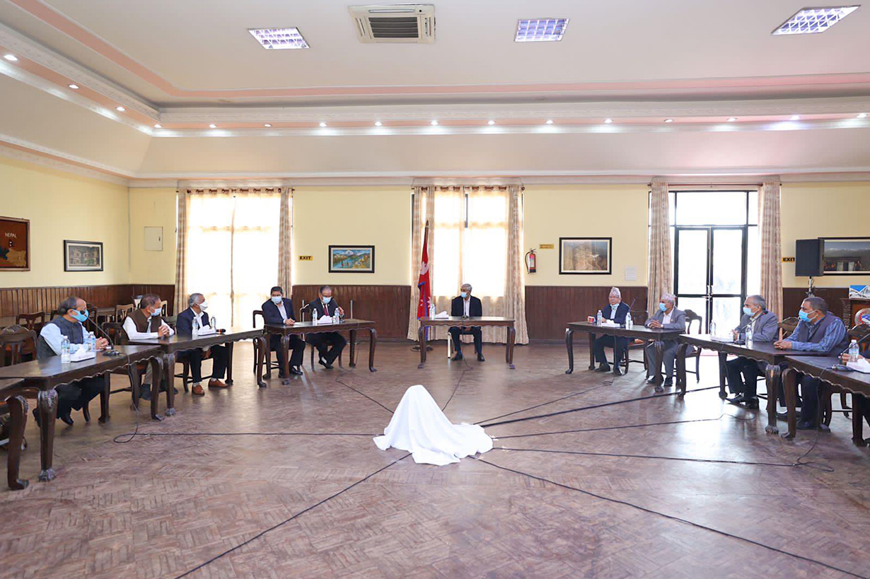 सत्ता गठबन्धनको बैठक बस्दै,एमसीसी र मन्त्रिपरिषदको पूर्णताबारे छलफल हुने