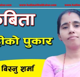 दिदीको पुकार (कबिता)