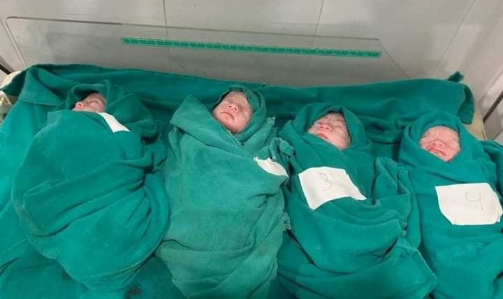 २४ वर्षीया सीताले जन्माइन् एकै पटकमा चार सन्तान