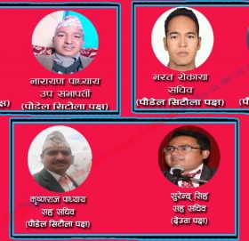 बाजुरा काँग्रेस : एक सहसचिब बाहेक अन्य पदाधिकारी पौडेल सिटौला पक्ष बिजयी