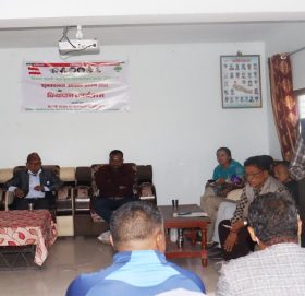 काँग्रेस बाजुराद्धारा शुभकामना आदन प्रदान तथा चियापान कार्यक्रम