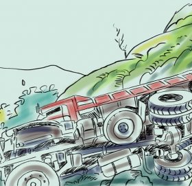 सडक दुर्घट्नाले उब्जाएको बिचार!