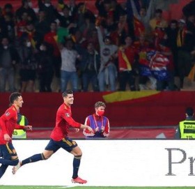 मोराटाको गोलमा स्पेन विश्वकपमा