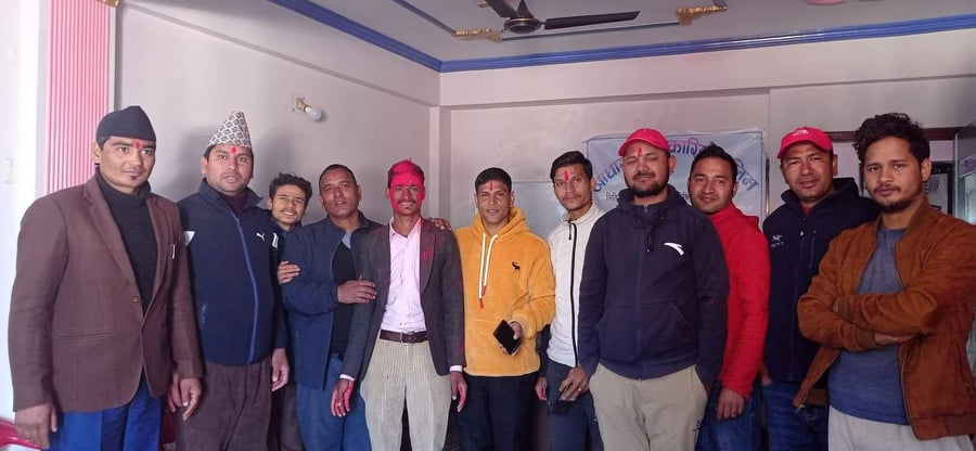 प्रेस समाजबादी संगठन बझाङ बाट केन्द्रीय सदस्य भएपछी सिंह लाई सम्मान