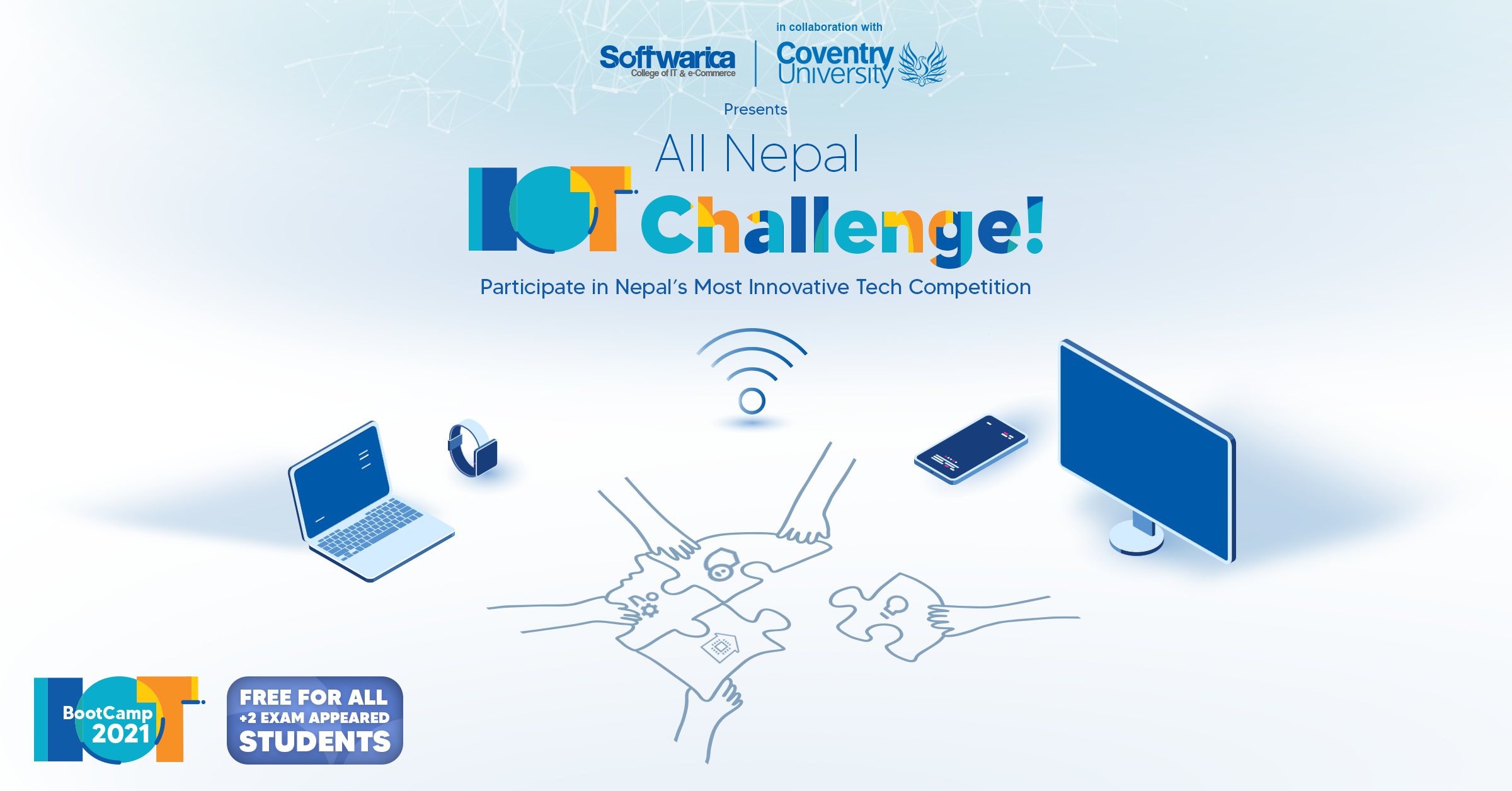 १२ कक्षाको परीक्षा दिएर बसेका विद्यार्थीहरूका लागि सफ्टवेरिकाको ‘नेपाल आईओटी च्यालेन्ज’