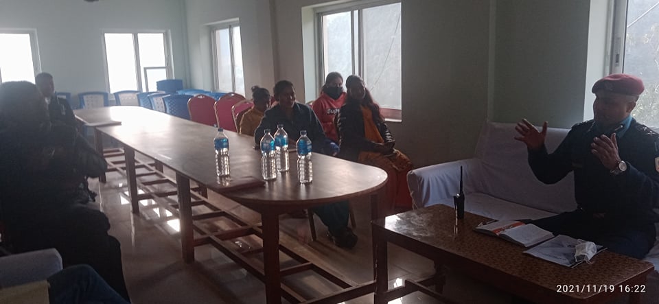 प्रहरी र पत्रकार बीच परिचयात्मक कार्यक्रम