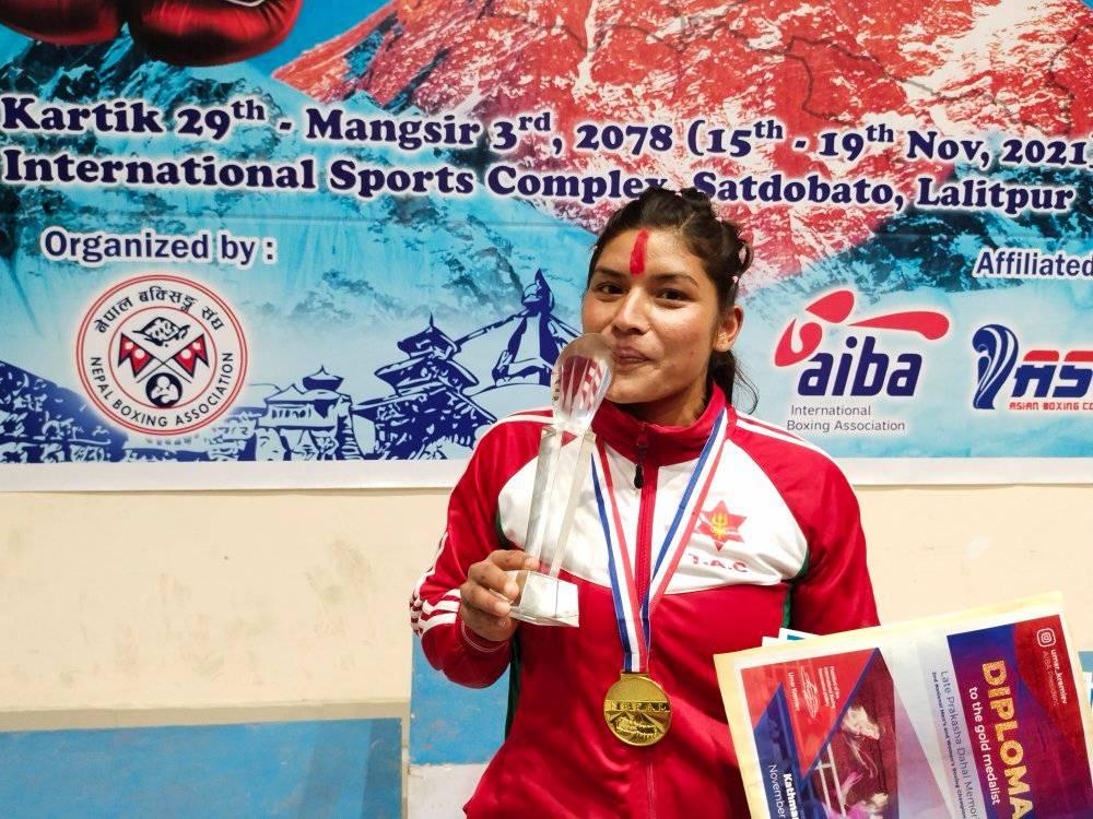 बाजुराकी चेली पुनम रावल बक्सिङ्गमा बनिन् राष्ट्रिय च्याम्पियन
